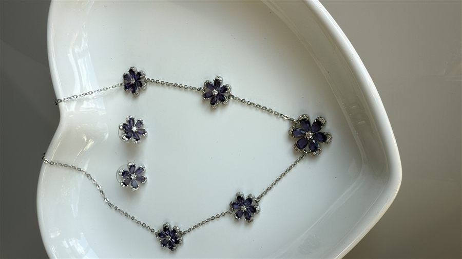 Conjunto Flores Violeta